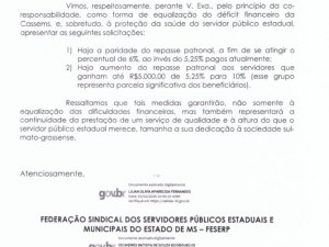 ofício fórum dos servidores governadoria 2