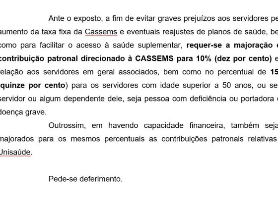 patronal saúde